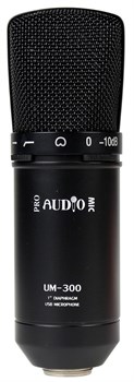 PROAUDIO UM-300, микрофон студийный конденсаторный, ПРОАУДИО - фото 23150