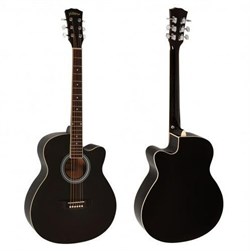 Elitaro L4020 BK акустическая гитара черная Элитаро - фото 25181