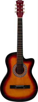 TERRIS TF-3802С SB акустическая гитара, цвет санберст Террис - фото 25218