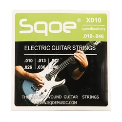 SQOE X010 — струны для электрогитары 10-46, СКВОЕ - фото 26554