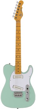 Электрогитара G&L Tribute ASAT Special Surf Green MP - фото 27666