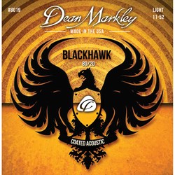 DEAN MARKLEY DM8019 BLACKHAWK 80/20 КОМПЛЕКТ СТРУН ДЛЯ АКУСТИЧЕСКОЙ ГИТАРЫ, С ПОКРЫТИЕМ, 11-52