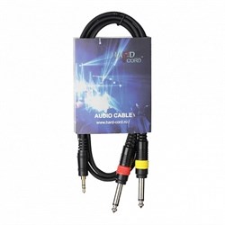 HardCord AJC-15 аудио кабель mini джек стерео-2 Jack mono 1.5m