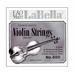 680 Комплект струн для скрипки размером 4/4, металл, LaBella - фото 29623