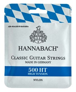 Hannabach 500HT Комплект струн для классической гитары, посеребренная медь, среднее натяжение - фото 29828