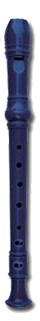 SWAN SW8K-1/BL Блок-флейта немецкая система, цвет - синий - фото 30069