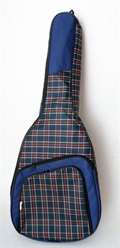 Лютнер ЛЧГКЦ2/1 — чехол для классической гитары утепленный, цветной в клетку, с 2 ремнями