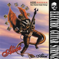 Alice A506P-SL — комплект струн для электрогитары, никель, 9-42, Элис