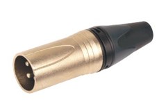 Xline Cables RCON XLR M 18 — Разъем XLR ПАПА кабельный, никель, Икслайн