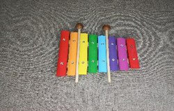 Музыка Детям MD-KSC-8P — ксилофон 8 нот, с резонатором, цветной