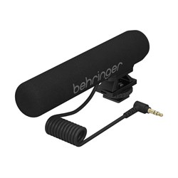 BEHRINGER GO CAM - компактный конденсаторный накамерный микрофон-пушка, 50 Гц - 18 кГц, кабель 0,4 м, Беринджер