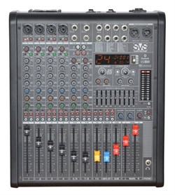 SVS Audiotechnik mixers PM-8A — активный аналоговый микшерный пульт, 8-канальный