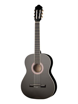 HOMAGE LC-3900-BK — классическая 6-струнная гитара 39", цвет - черный, Хомэйдж