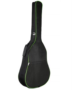 TUTTI ГК-1 (кант зеленый) — чехол для классической гитары цвет - чёрный, неутепленный, Тутти