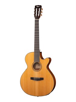 Cort CEC5-NAT Classic Series Классическая гитара, со звукоснимателем, с вырезом, цвет натуральный - фото 35491