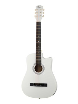 Foix FFG-38C-WH-M Акустическая гитара, с вырезом, белая 24811 - фото 37593