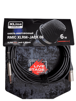 Xline Cables RMIC XLRM-JACK 06 Кабель микрофонный 24911 - фото 37836