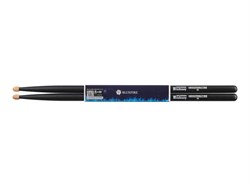 HUN Colored Series Bluefire 5A BLACK Барабанные палочки, орех гикори, черные