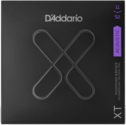 D'addario XTAPB1152 XT — комплект струн для акустической гитары, фосф.бронза, 11-52, с покрытием D'addario XTAPB1152 XT — комплект струн для акустической гитары, фосф.бронза, 11-52, с покрытием