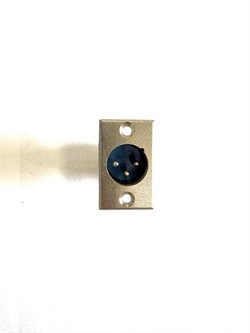Разъем XLR-M, панельный, металлический