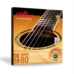 Alice AWR480-XL Комплект струн для акустической гитары, бронза 80/20, 10-47