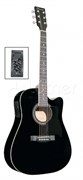 Акустическая гитара Caraya F641EQ-BK Карая