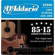 Струны для 12-струнной гитары D'ADDARIO EZ940