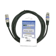 INVOTONE ACM1105/BK — микрофонный кабель, XLR-XLR, 5 м