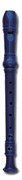 SWAN SW8K-1/BL Блок-флейта немецкая система, цвет - синий