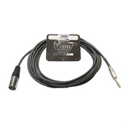 INVOTONE ACM1003S/BK — микрофонный кабель, 6,3 джек стерео <-> XLR (папа), длина 3 м (черный), Инвотон