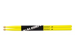 Kaledin Drumsticks 7KLHBYL5B Yellow 5B — барабанные палочки, граб, флуоресцентные желтые