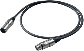 PROEL BULK250LU5 — микрофонный кабель XLR-XLR, 5 м, Проел