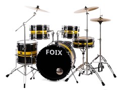Foix LH-21H25 — барабанная установка, черная/желтая, Фоикс