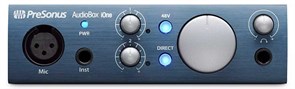 PreSonus AudioBox iOne — аудио интерфейс, USB 2.0/iPad-Port, 2вх/2 вых канала, 1мик,1инстр, Пресонус