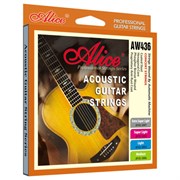 Alice AW436-SL — комплект струн для акустической гитары, фосфорная бронза, 11-52, Элис