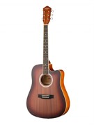 Naranda HS-4140-MAS — акустическая гитара, с вырезом, красный санберст