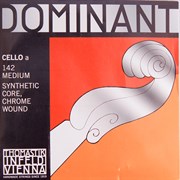 Thomastik 142 Dominant — отдельная струна А/Ля для виолончели размером 4/4, Томастик