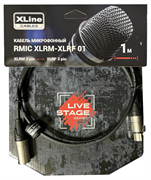 Xline Cables RMIC XLRM-XLRF 01 — кабель микрофонный, 1 м