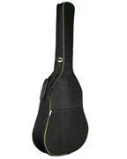 TUTTI ГА-1 (кант зеленый) — чехол для акустической гитары цвет - чёрный, неутепленный, Тутти