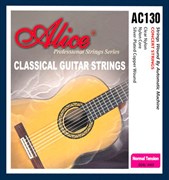 Alice AC130-N — комплект струн для классической 6-струнной гитары, нейлон/посеребренная медь. Нормальное натяжение
