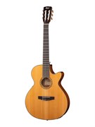 Cort CEC5-NAT Classic Series Классическая гитара, со звукоснимателем, с вырезом, цвет натуральный