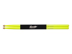 HUN Fluorescent Series 7A YELLOW — барабанные палочки, желтые, орех гикори