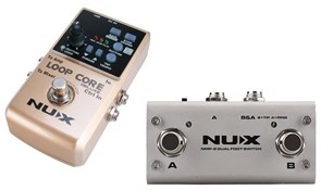 Nux Cherub Loop-Core-Deluxe-Bundle Комплект Педаль эффектов + ножной переключатель
