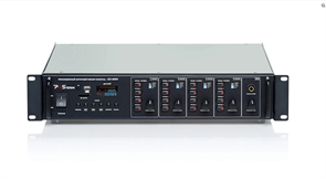 PASystem LEV-400M - Трансляционный матричный 4 канальный микшер-усилитель с MP3-Bluetooth-FM плеером