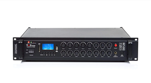 PASystem LEV-500DC - Трансляционный 5-зонный микшер-усилитель с MP3-Bluetooth-FM плеером и EMC модулем
