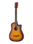 Foix FFG-3860C-SB — акустическая гитара, с вырезом, санберст, Фоикс
