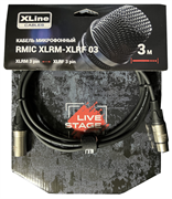 XLINE Cables RMIC XLRM-XLRF 03 — кабель микрофонный, 3 м