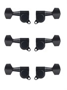 Metallor MH-04-BK-3+3 — колки для гитары 3+3, черные
