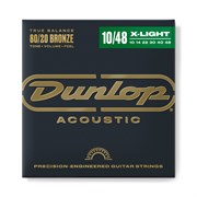 Dunlop DAB1048 Комплект струн для акустической гитары, бронза 80/20, 10-48