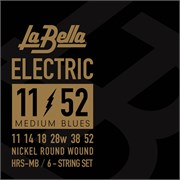 La Bella HRS-MB HRS Комплект струн для электрогитары, никелированные, 11-52 25044